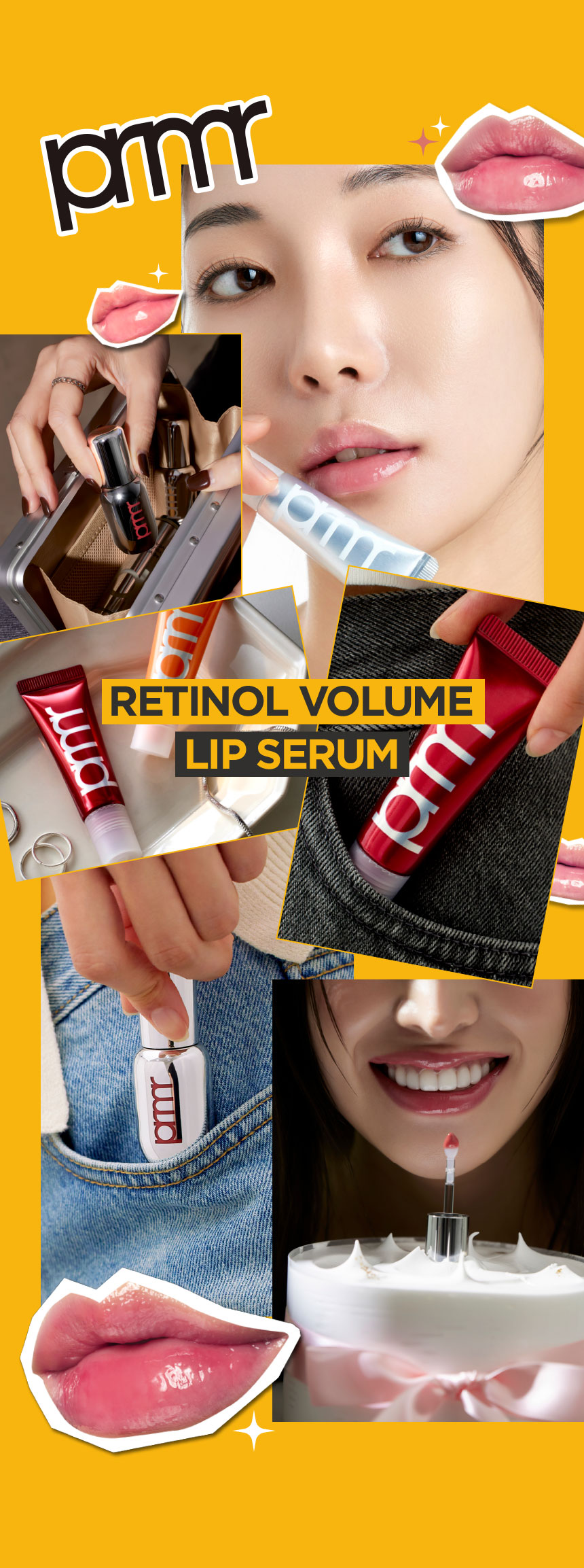 prmr RETINOL VOLUME LIP SERUM